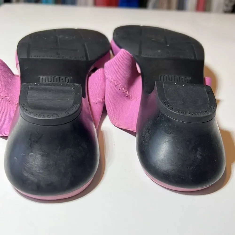 MUNRO Women’s Nylon Slide On Sandals Purple Size 9.5